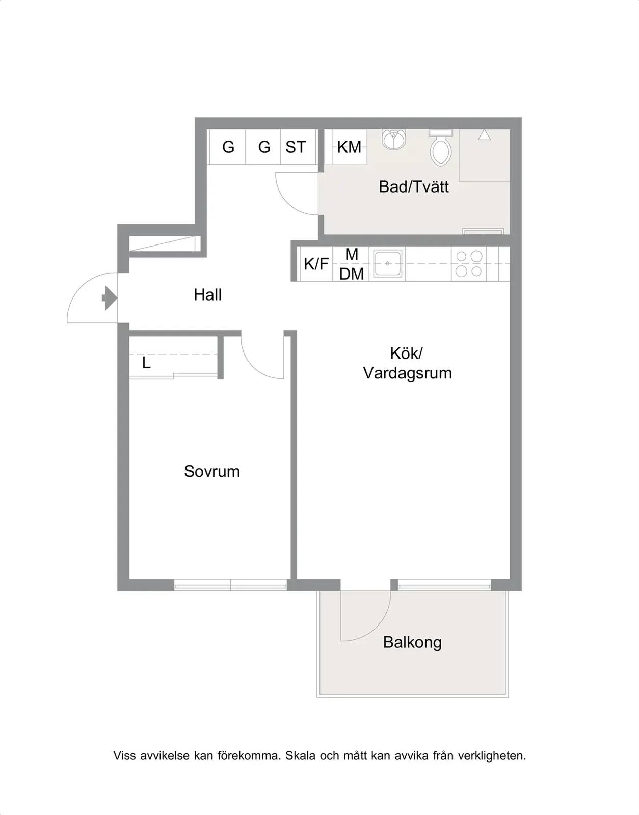 Floor plan for Lovartsgatan 13