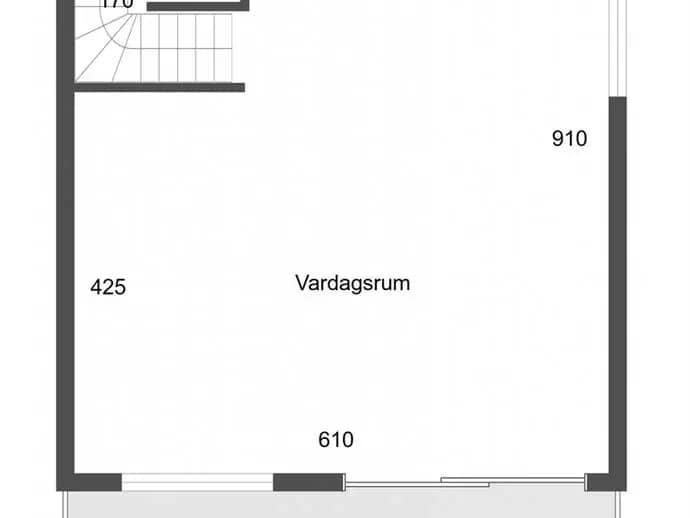 Floor plan for Tycho Brahes väg 62