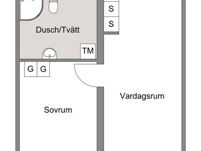 Floor plan for Plogvägen 43