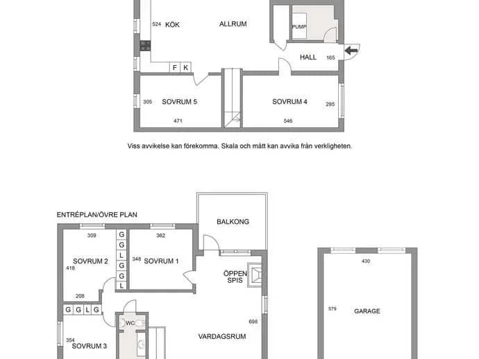Floor plan for Blomsterrundan 21