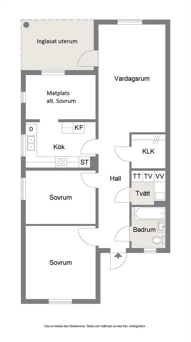 Floor plan for Nevisborg 49