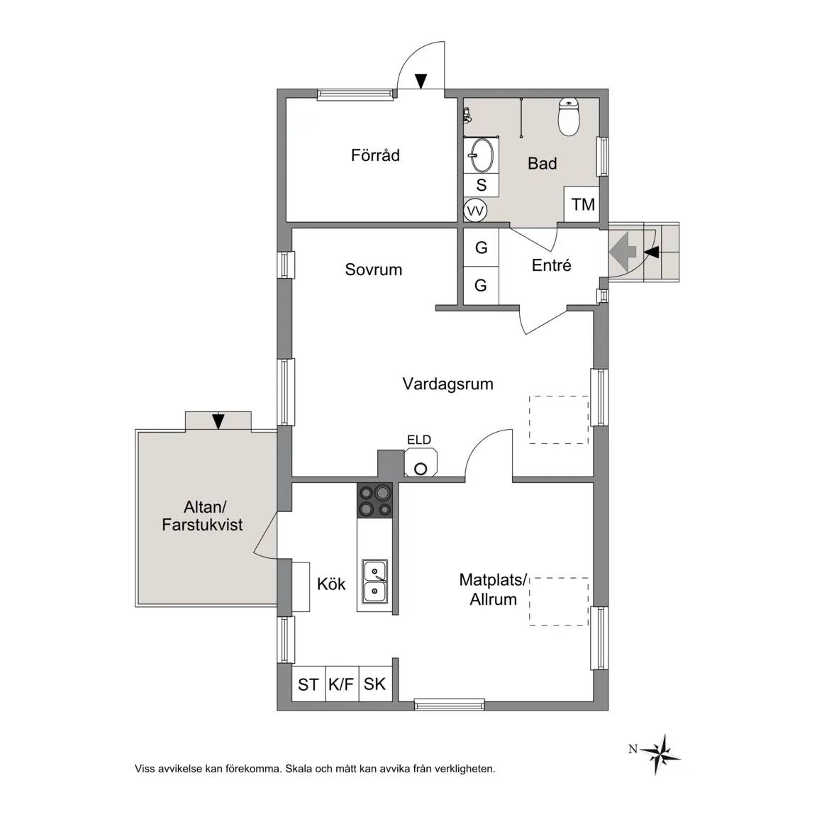 Floor plan for Hemmeströ 1335