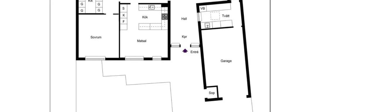 Floor plan for Castorvägen 21
