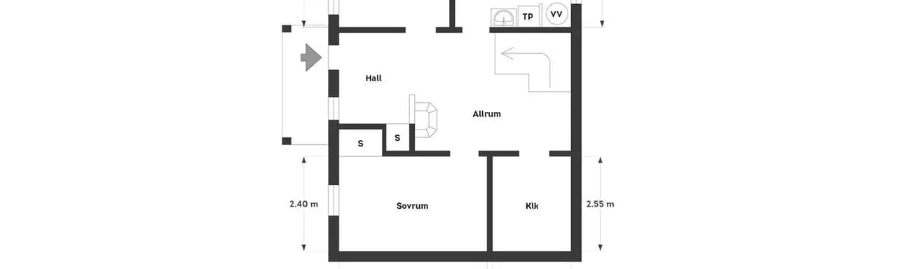 Floor plan for Backeredsvägen 16