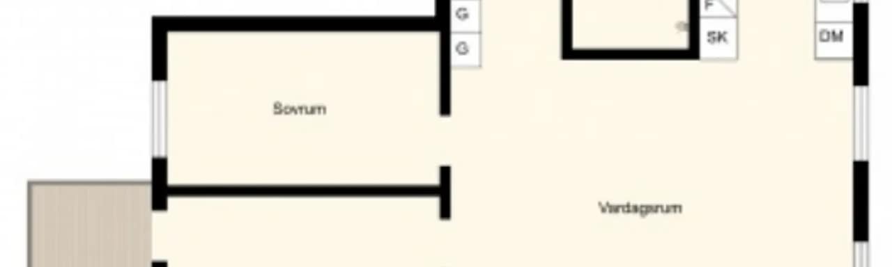 Floor plan for Marieborgsgatan 6