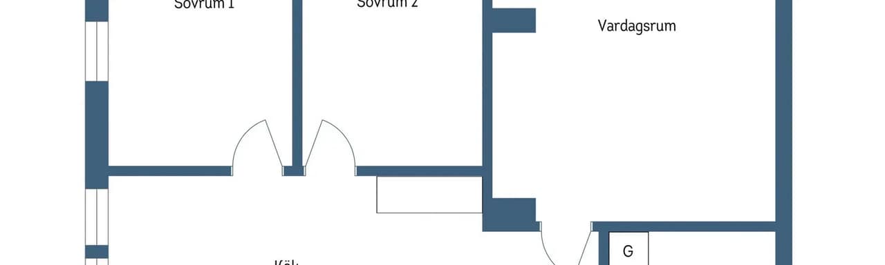 Planritning för Skarpövägen 49