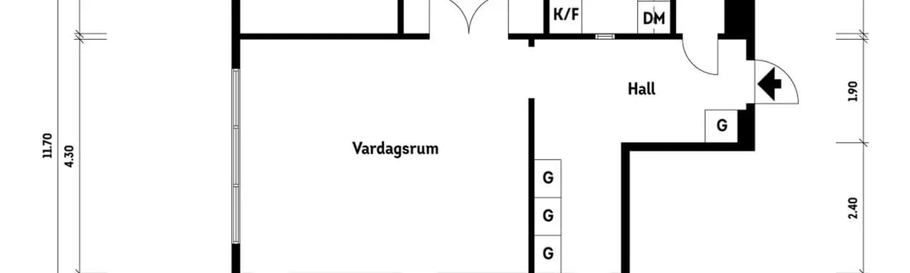 Floor plan for Fastlagsgatan 17
