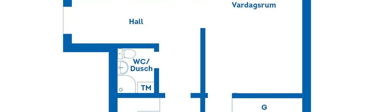 Floor plan for Källgatan 2