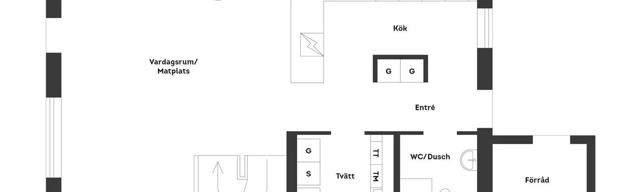 Floor plan for Apelgårdsgatan 100