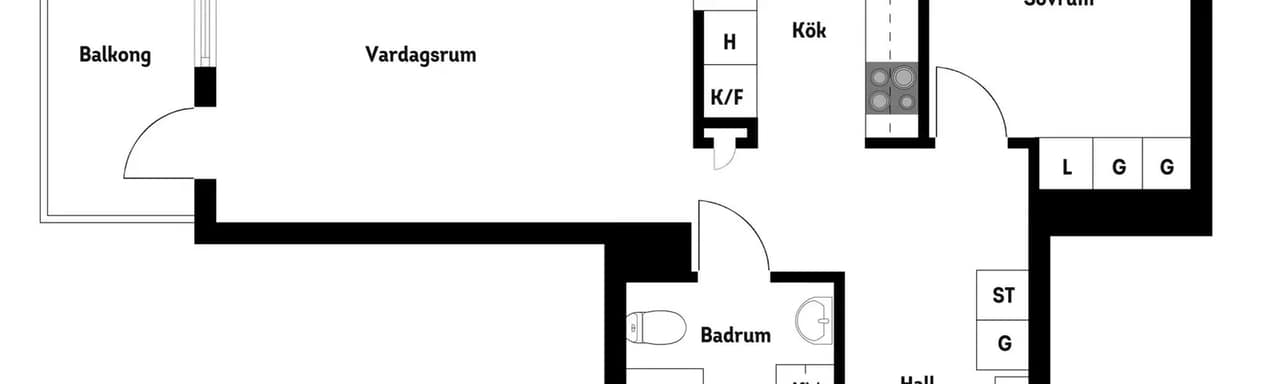 Floor plan for Forskningsringen 86