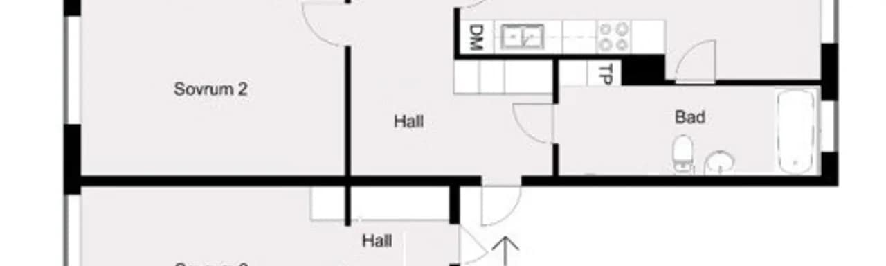 Floor plan for Sotingeplan 4, 2tr