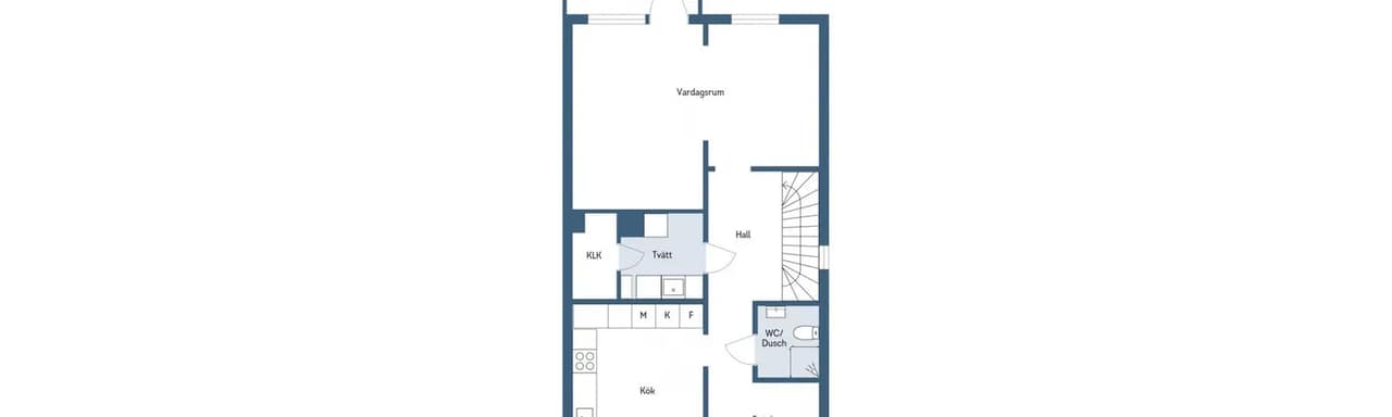 Planritning för Vädursvägen 15