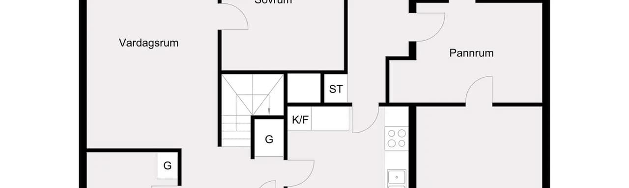 Floor plan for Hammarängsvägen 2C