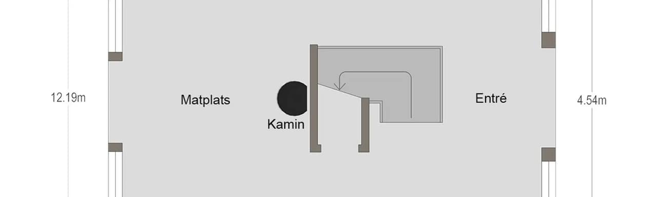 Floor plan for Kvarnbacksvägen 2