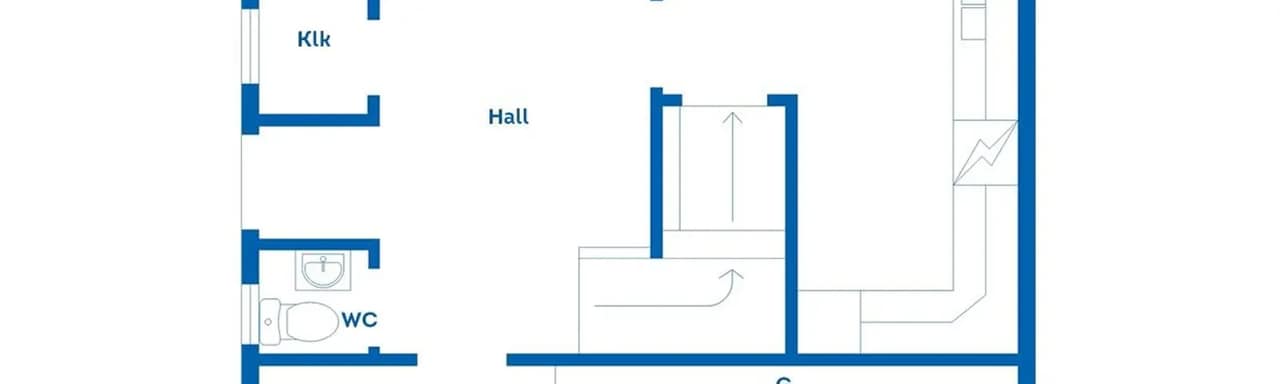 Planritning för Baggargatan 3