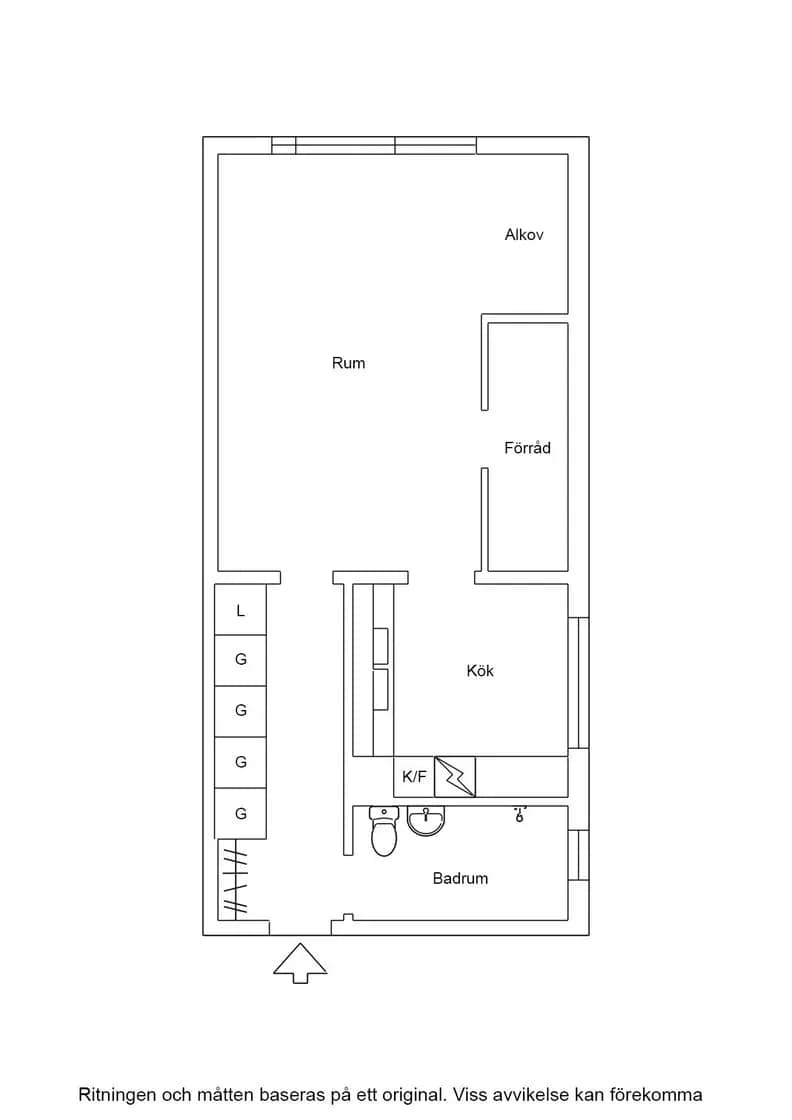 Floor plan for Musikantvägen 22C