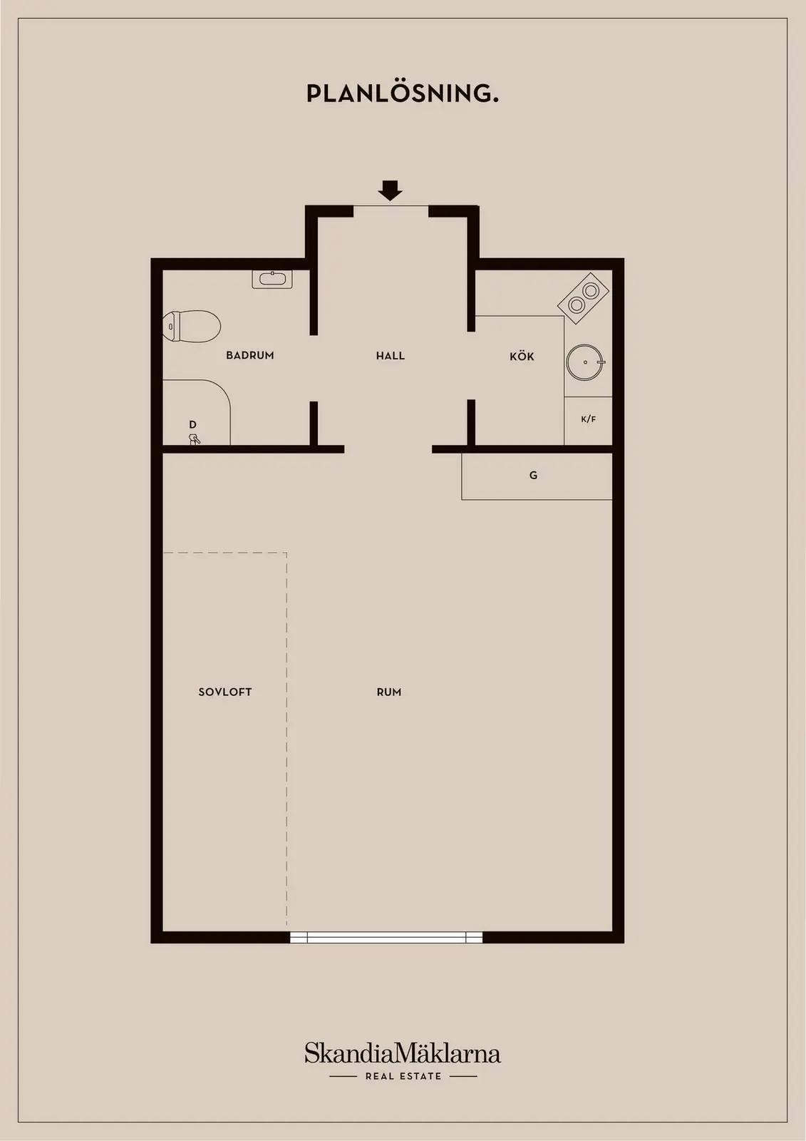 Planritning för Alströmergatan 49