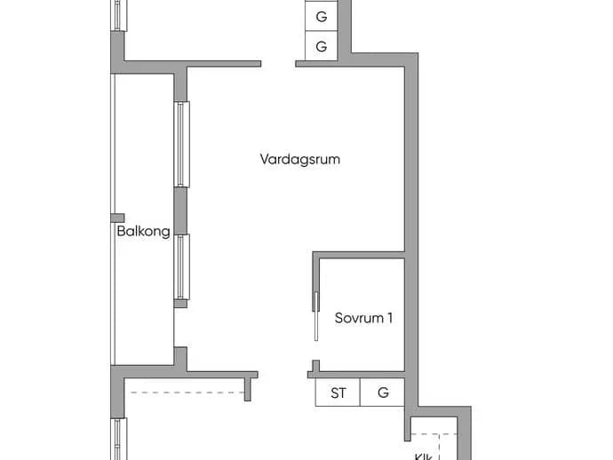 Floor plan for Vigelsjövägen 7A