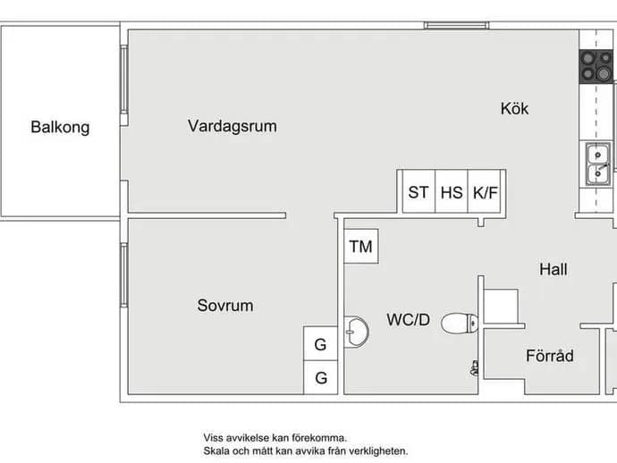 Planritning för Fidravägen 49