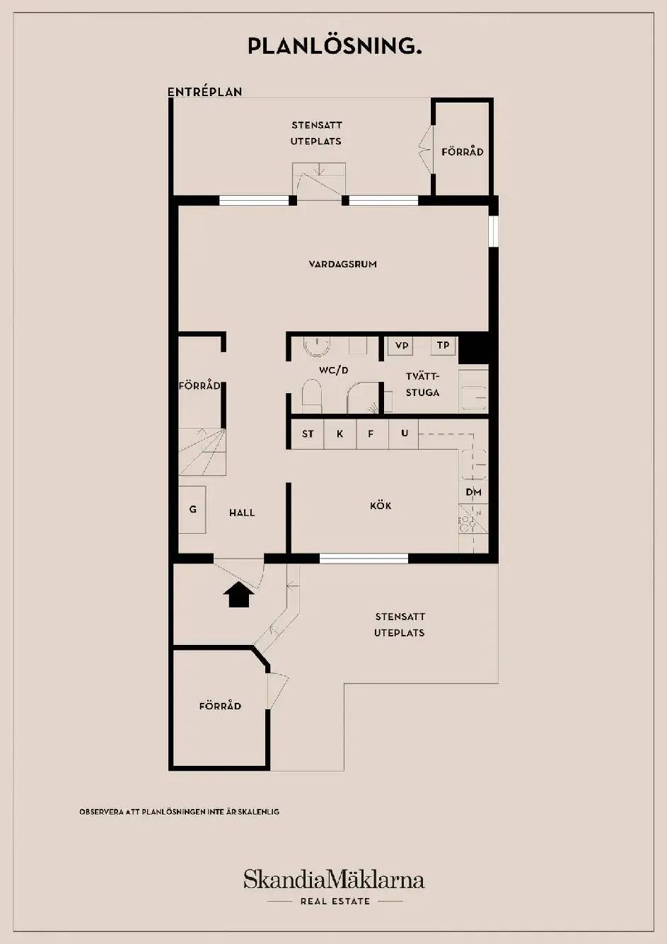 Floor plan for Småbjörksvägen 35
