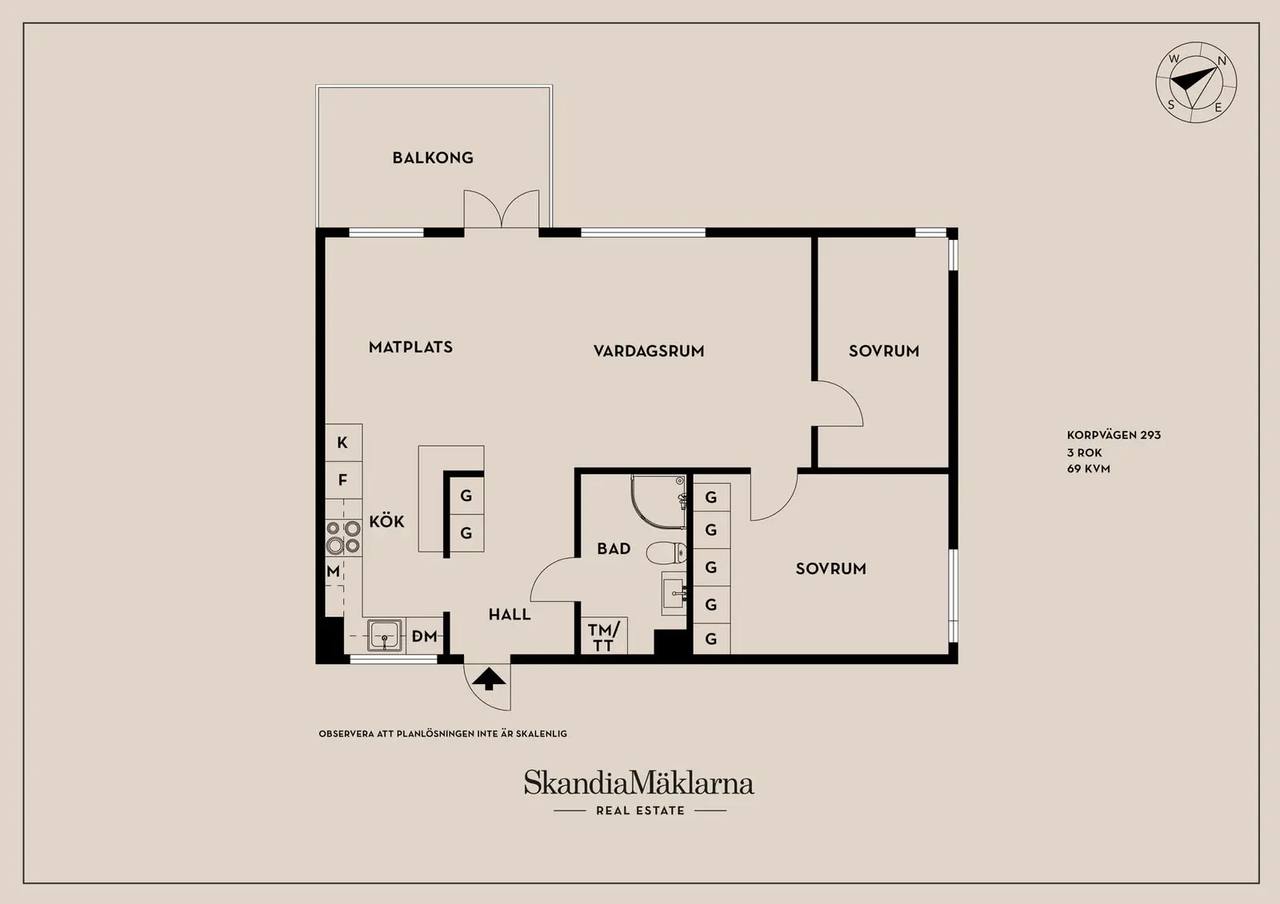 Floor plan for Korpvägen 293
