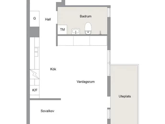 Floor plan for Myntvägen 16