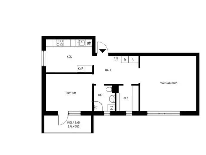 Floor plan for Veckovägen 31