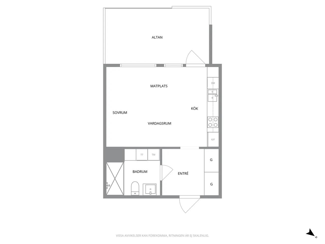 Planritning för Trapetsgatan 2D