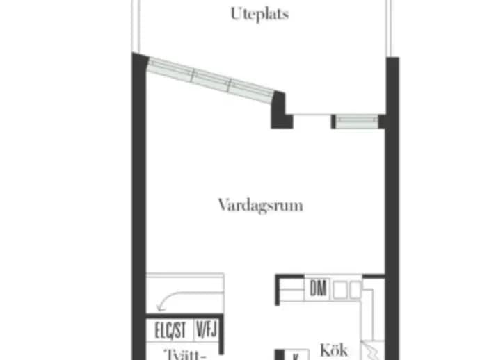 Planritning för Silverdalsvägen 74