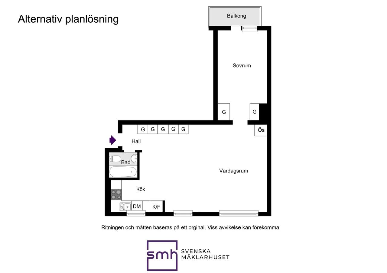 Planritning för Gesundaplan 57