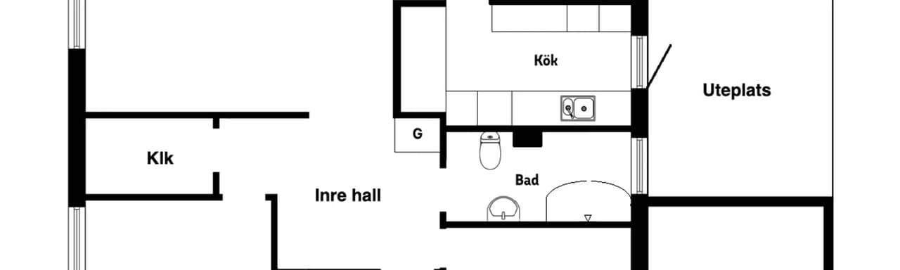 Planritning för Pilos väg 8