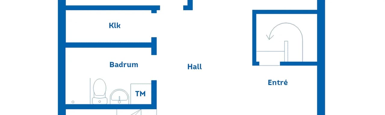 Planritning för Öknavägen 43B