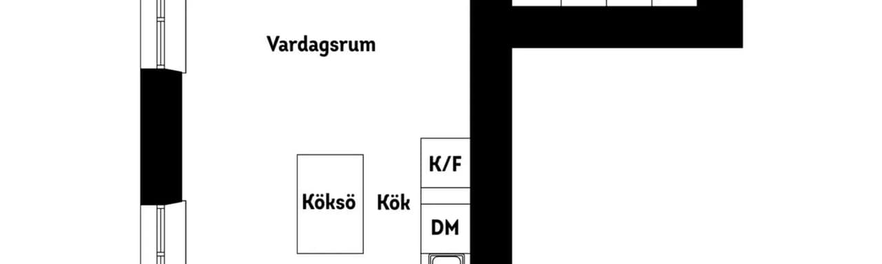 Floor plan for Kasernhöjden 13B