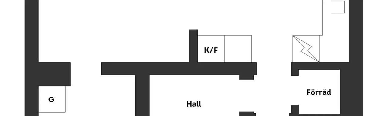 Floor plan for Hertig Knutsgatan 14
