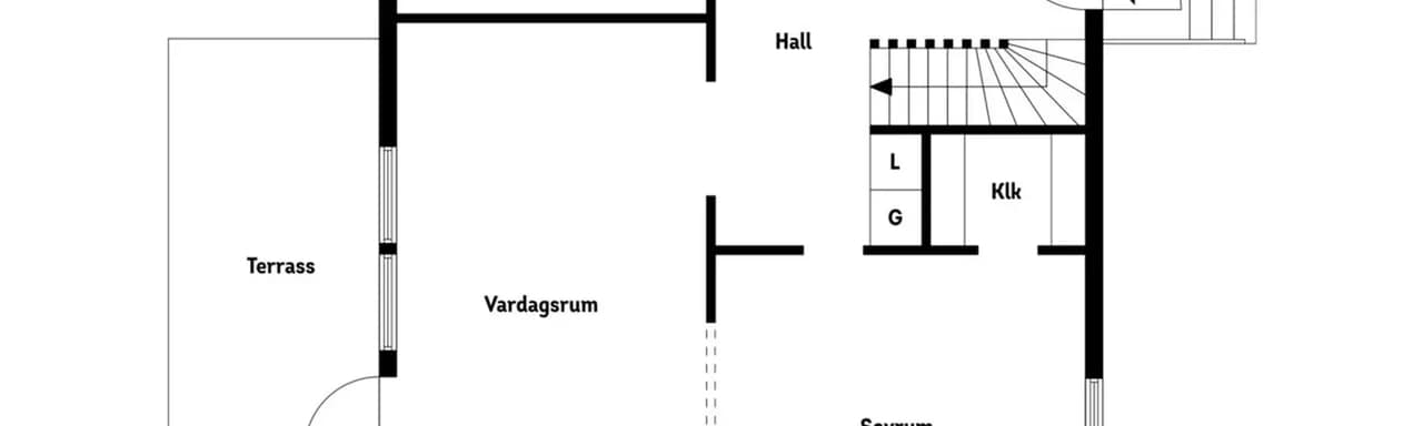 Floor plan for Älvgatan 44