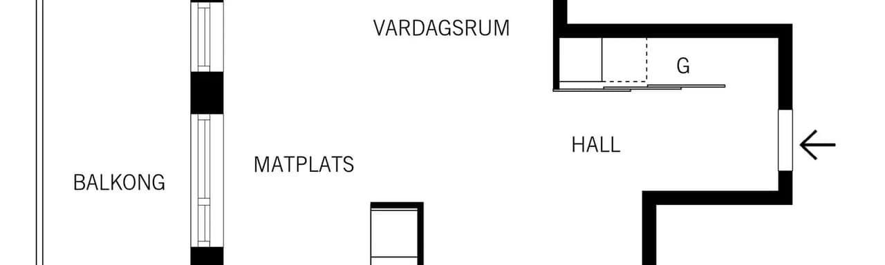Floor plan for Lackerargränd 4