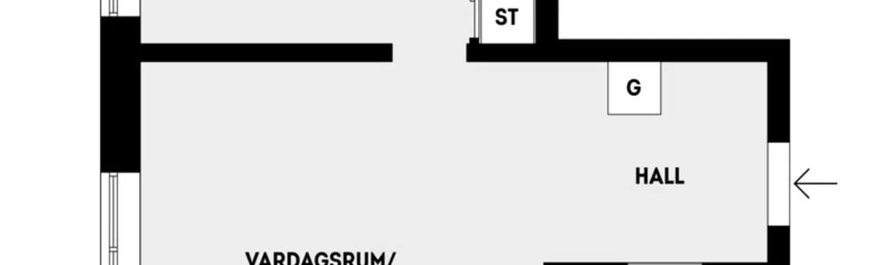 Floor plan for Häradsgränd 6