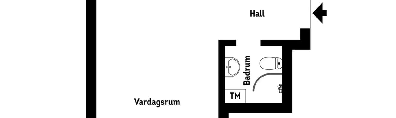 Planritning för Vindelbosgatan 2 B
