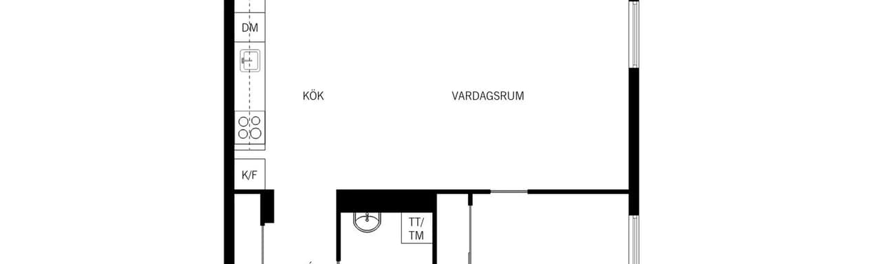 Floor plan for Sätragårdsvägen 4B