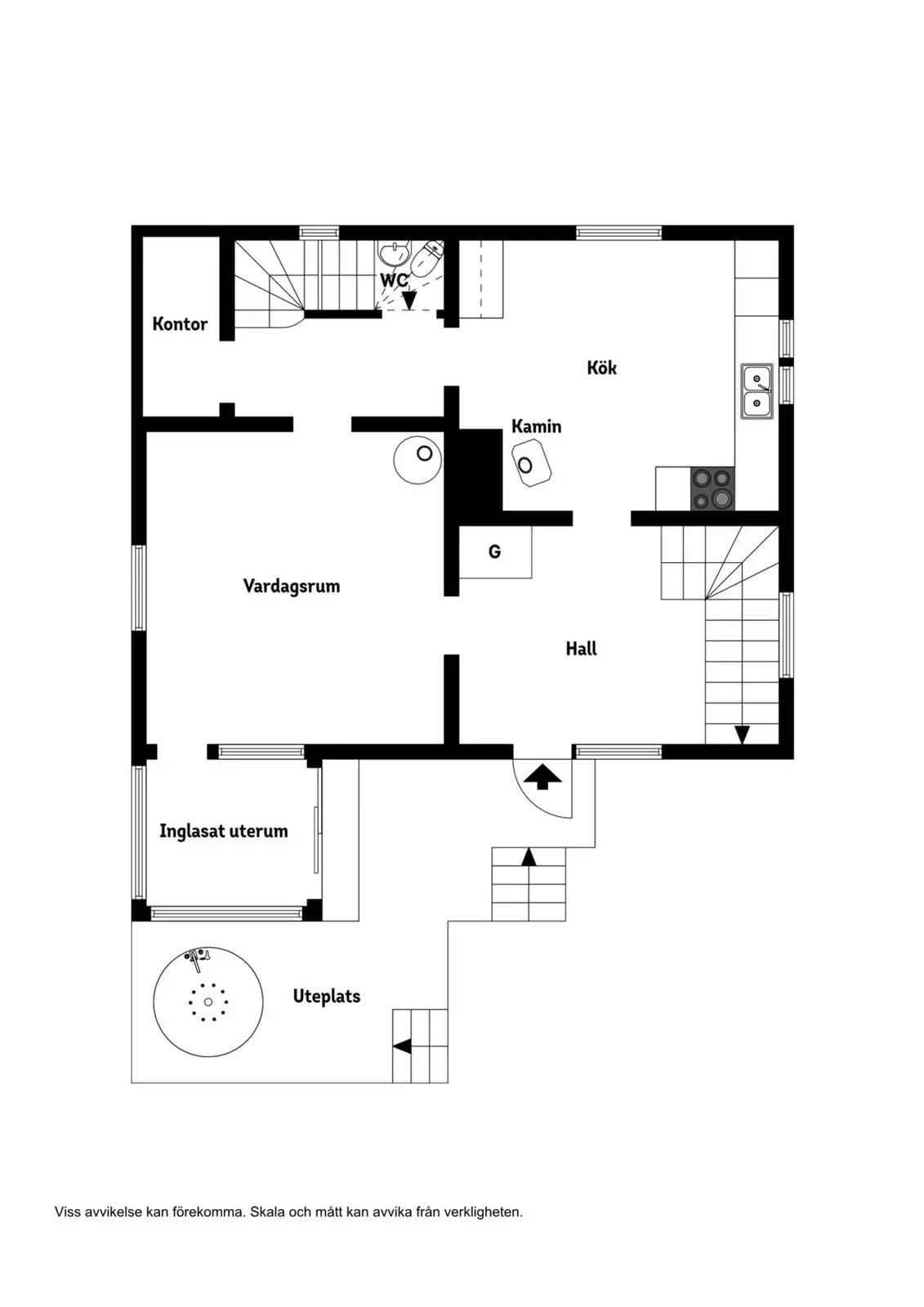 Floor plan for Rådmansgatan 4
