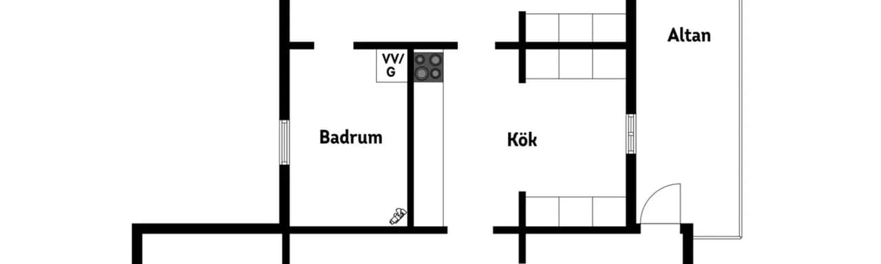 Floor plan for Lomsjövägen 14