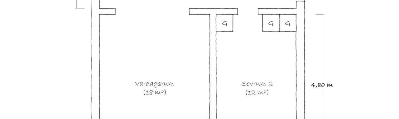 Floor plan for Repslagargatan 15B