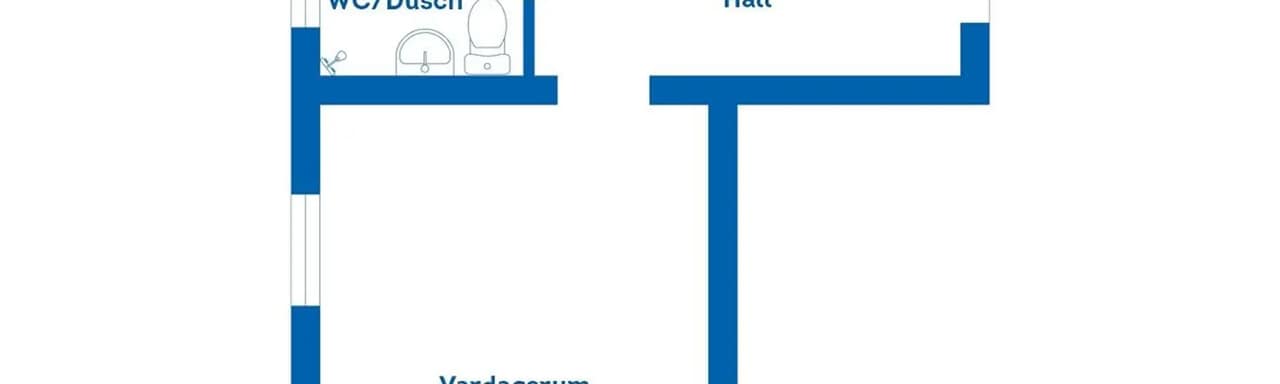 Floor plan for Västeråsvägen 40B