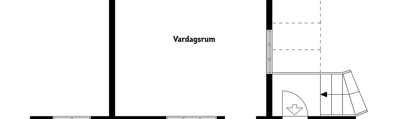Planritning för Valsättravägen 19