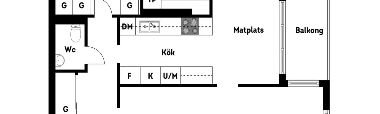 Floor plan for Kampementsgatan 16, 1 tr