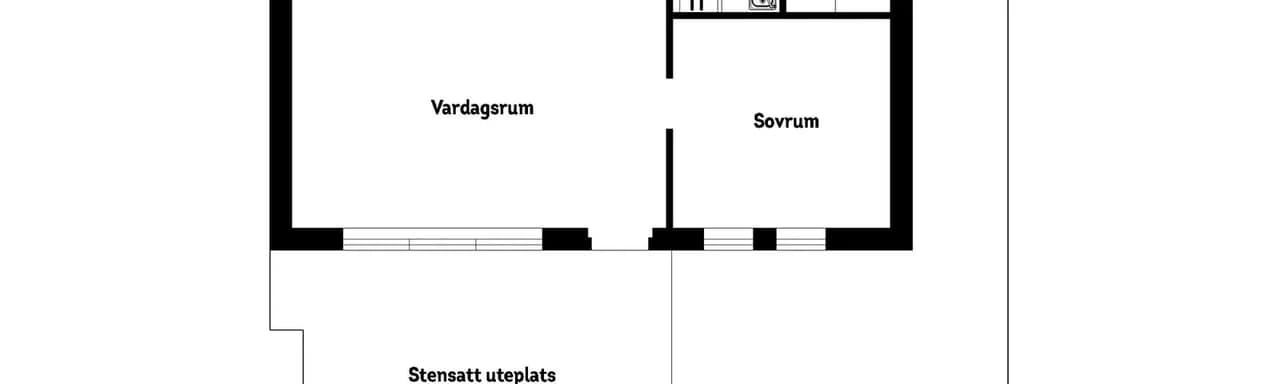 Planritning för Flygelvägen 63