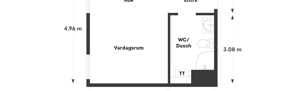 Floor plan for Götaverksgatan 5