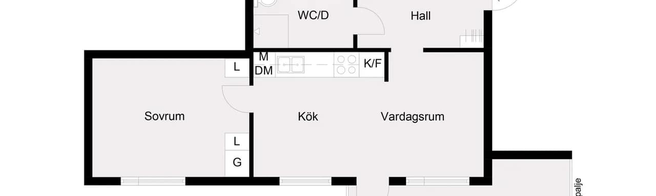 Planritning för Optimusvägen 6B