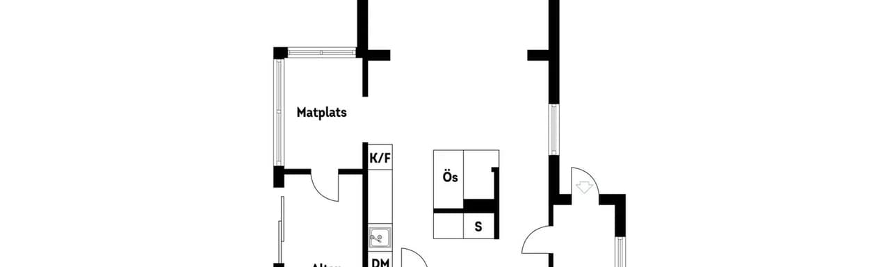Planritning för Blåbergsvägen 14