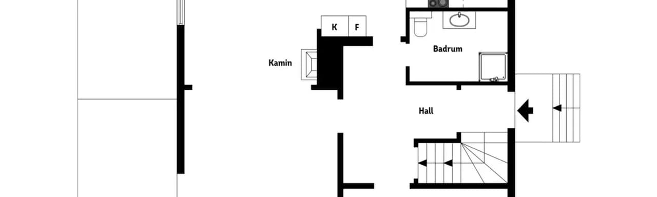 Planritning för Villagatan 14